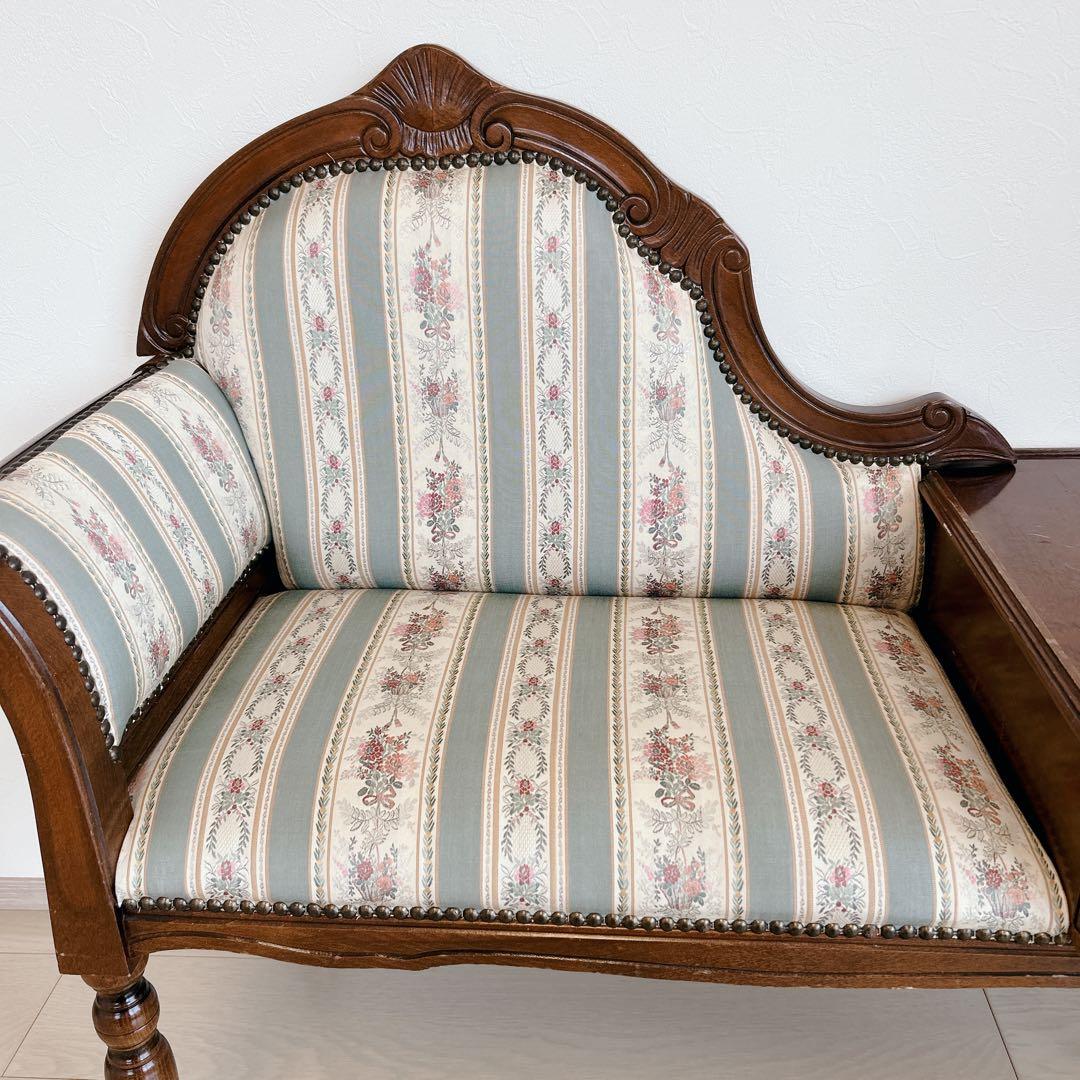 アンティーク テレフォンチェア ヴィンテージ イタリア テレフォンベンチ