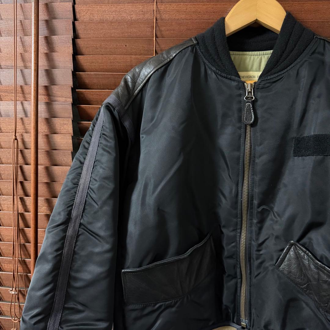 名作 CHEVIGNON シェビニョン MA-1 ボンバー フライトジャケット