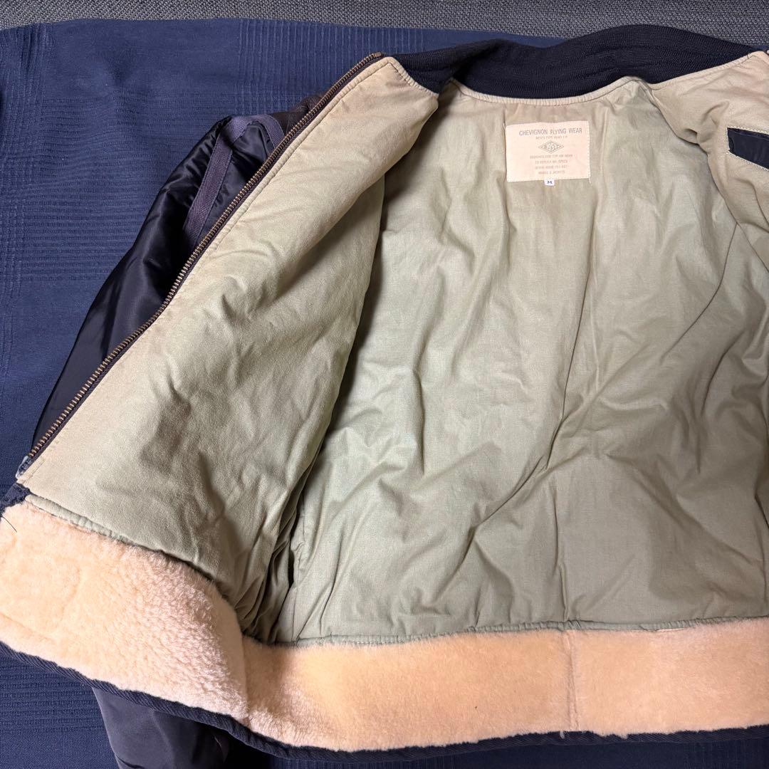 名作 CHEVIGNON シェビニョン MA-1 ボンバー フライトジャケット