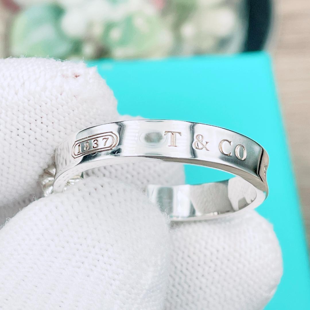 ◇ティファニー◇新品仕上済 1837 フープ ピアス 925 シルバー 5.0g