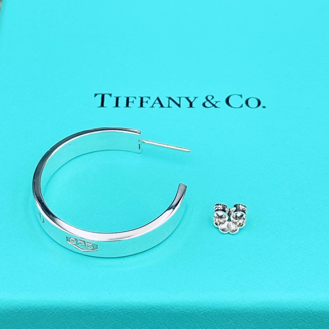 ◇ティファニー◇新品仕上済 1837 フープ ピアス 925 シルバー 5.0g