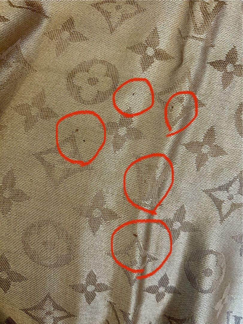 LOUIS VUITTON(ルイヴィトン) 大判ショール　ベージュ