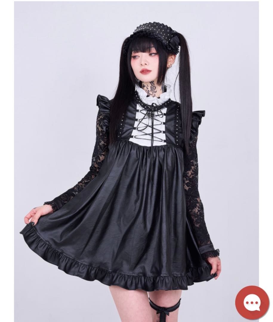 QOOZA IMVAL / Leather Doll Dress ワンピース