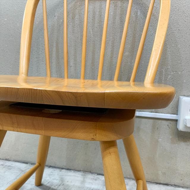 オールドキツツキ（飛騨産業家具）ウィンザー回転チェア④