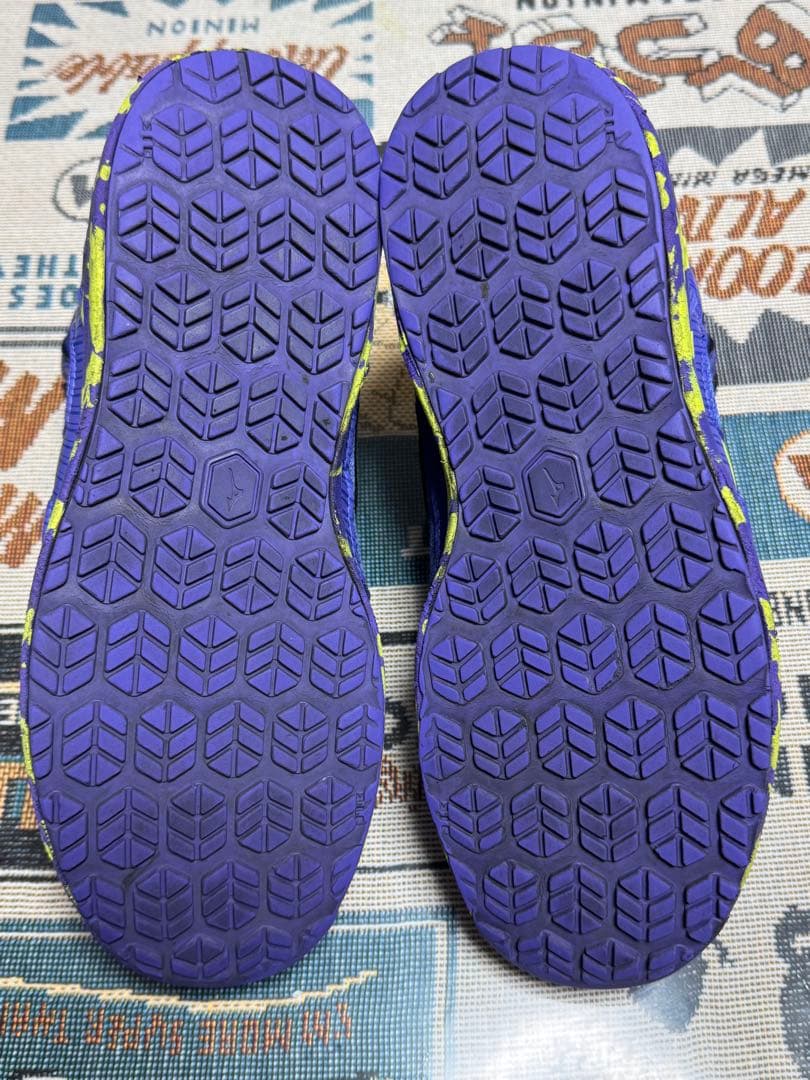 ⭐️大特価⭐️ミズノ安全靴 パープル・イエロー２７㎝　中古品　送料込