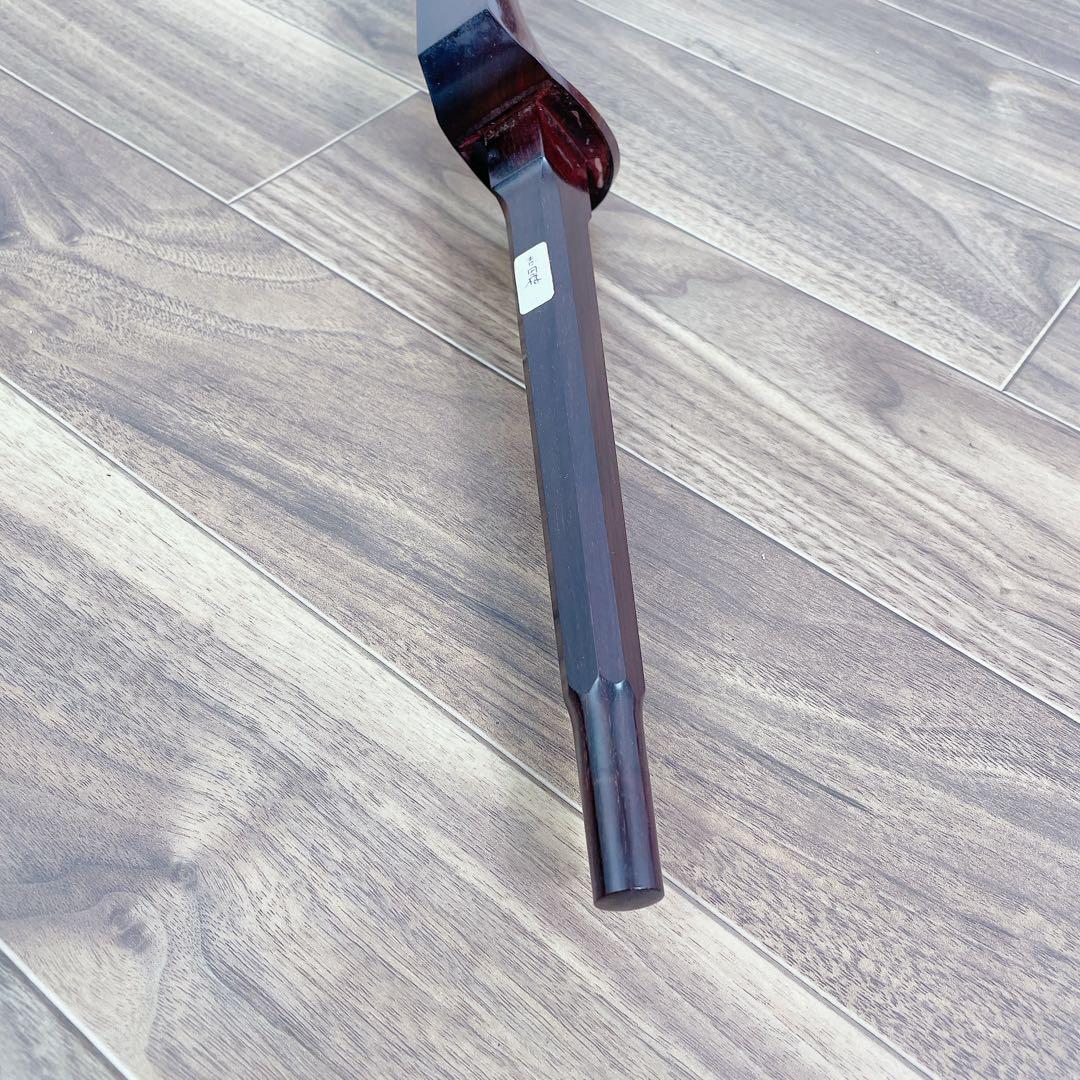 三味線 中棹 綾杉彫 一本溝 東さわり 紅木 犬皮 角胸