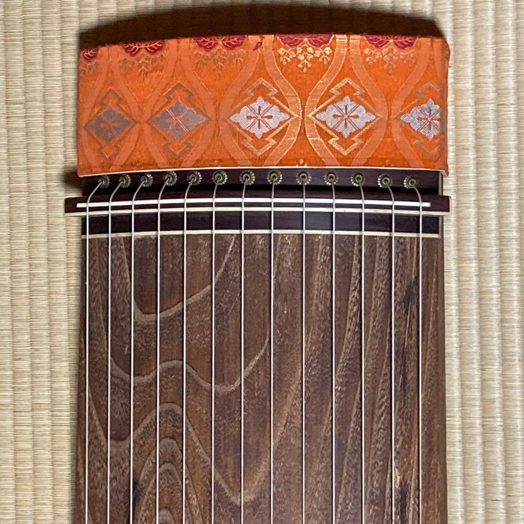 お琴　13弦　カバー付き　ソフトケース付き　持ち運びに便利です！