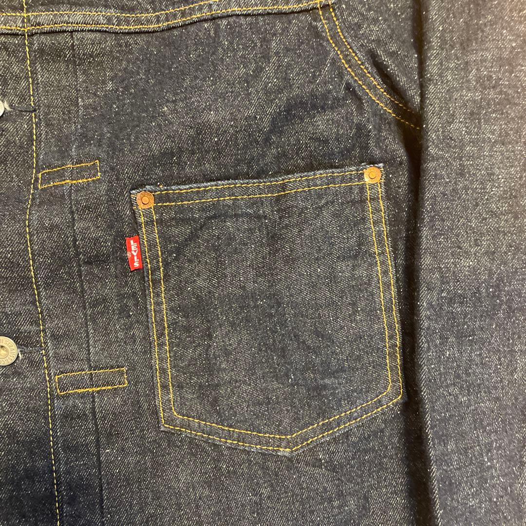 正月限定値下リーバイス TYPE I デニムジャケッWORN IN 赤耳