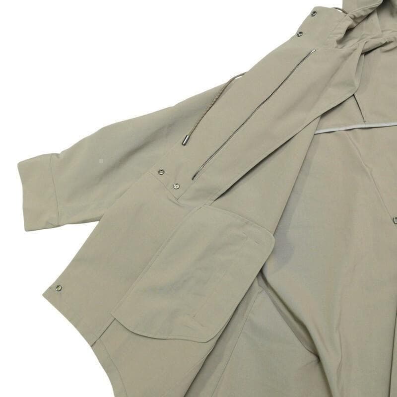 VACHEMENT アノラックコート 撥水 ドルマンスリーブ ハーフジップ