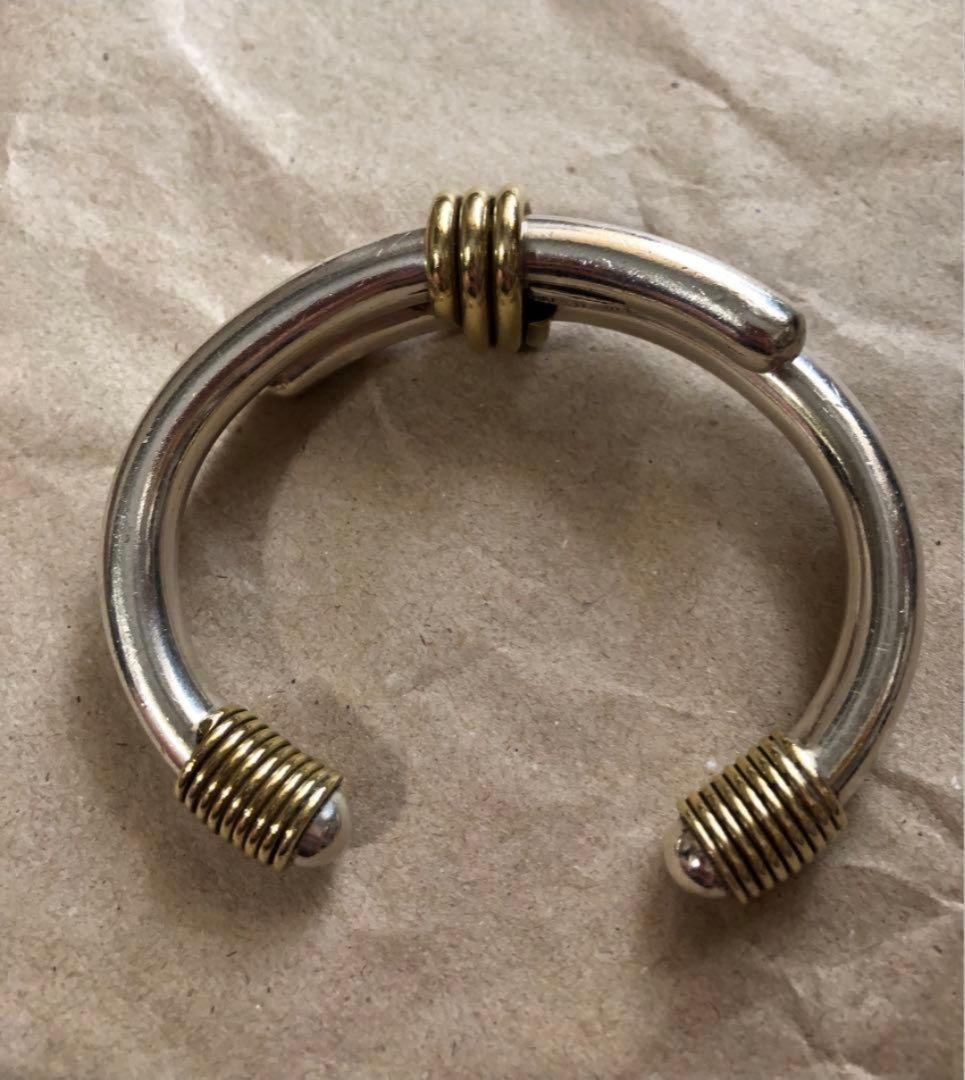 メキシコ製 vintage 925 シルバー パイプ バングル