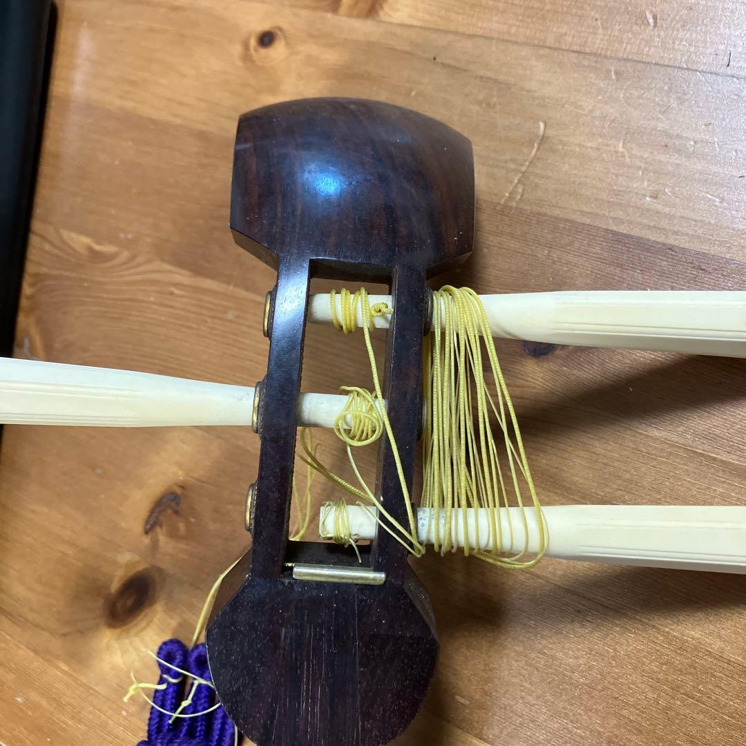 昭和レトロ　三味線　撥　細棹　骨董　アンティーク　レア
