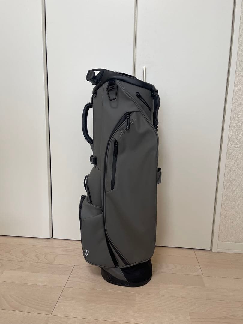 VESSEL グレー キャディバッグ　プレイヤー3.8