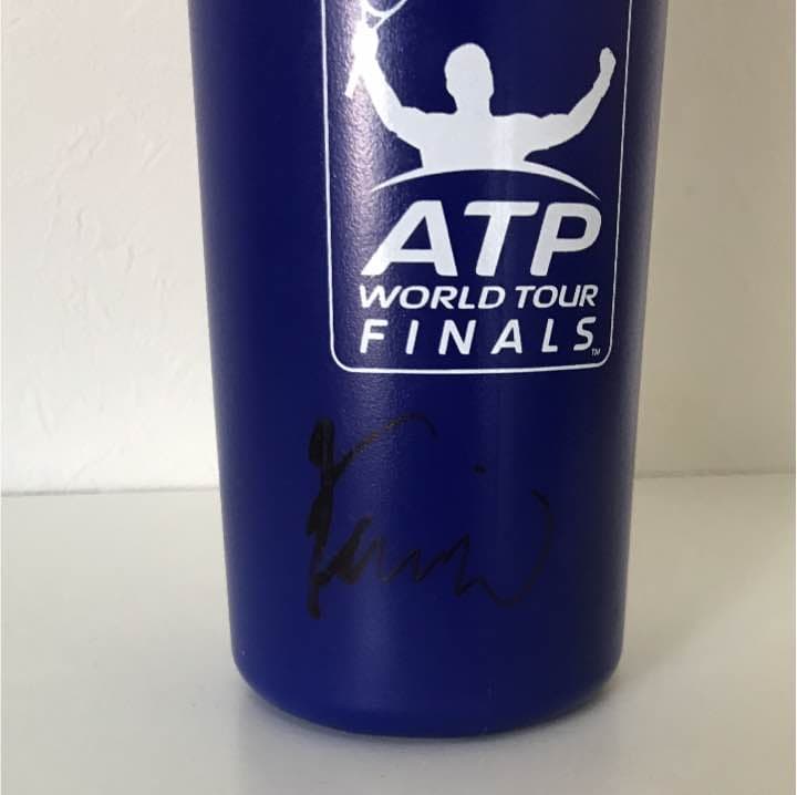 錦織圭選手サイン入り水筒 ATPツアー