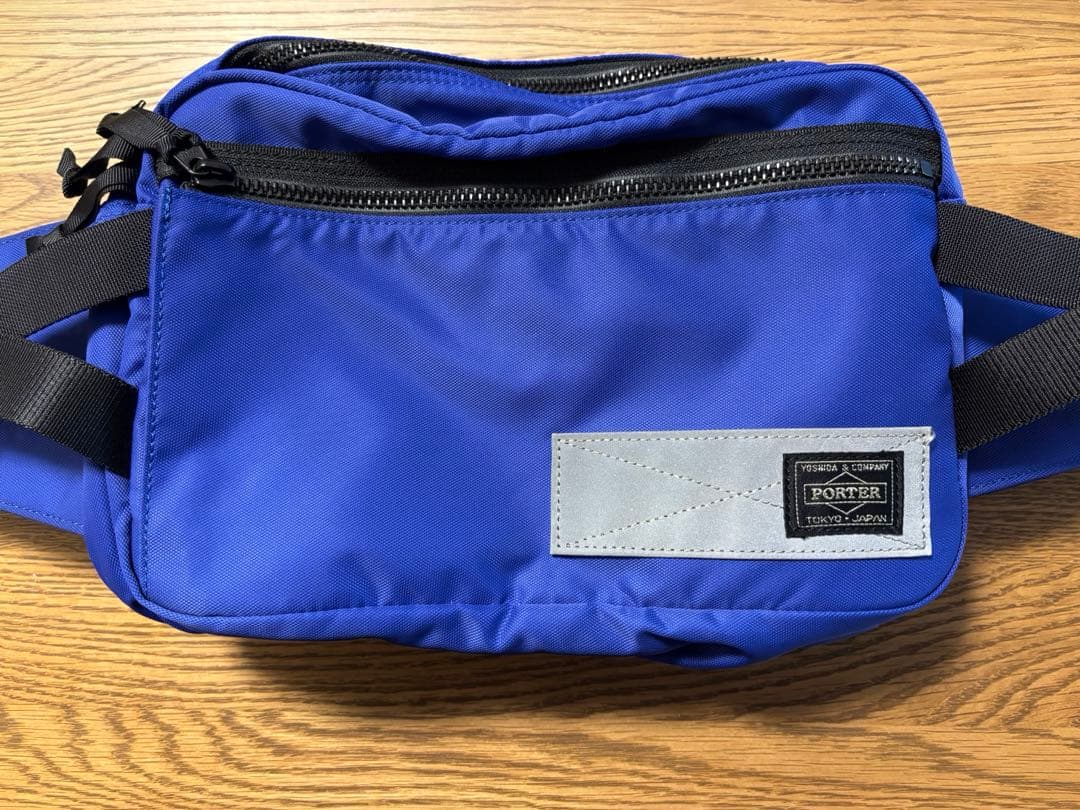 【ほぼ新品】定価2.6万 PORTER / RAYS ボディバック 青　最終価格