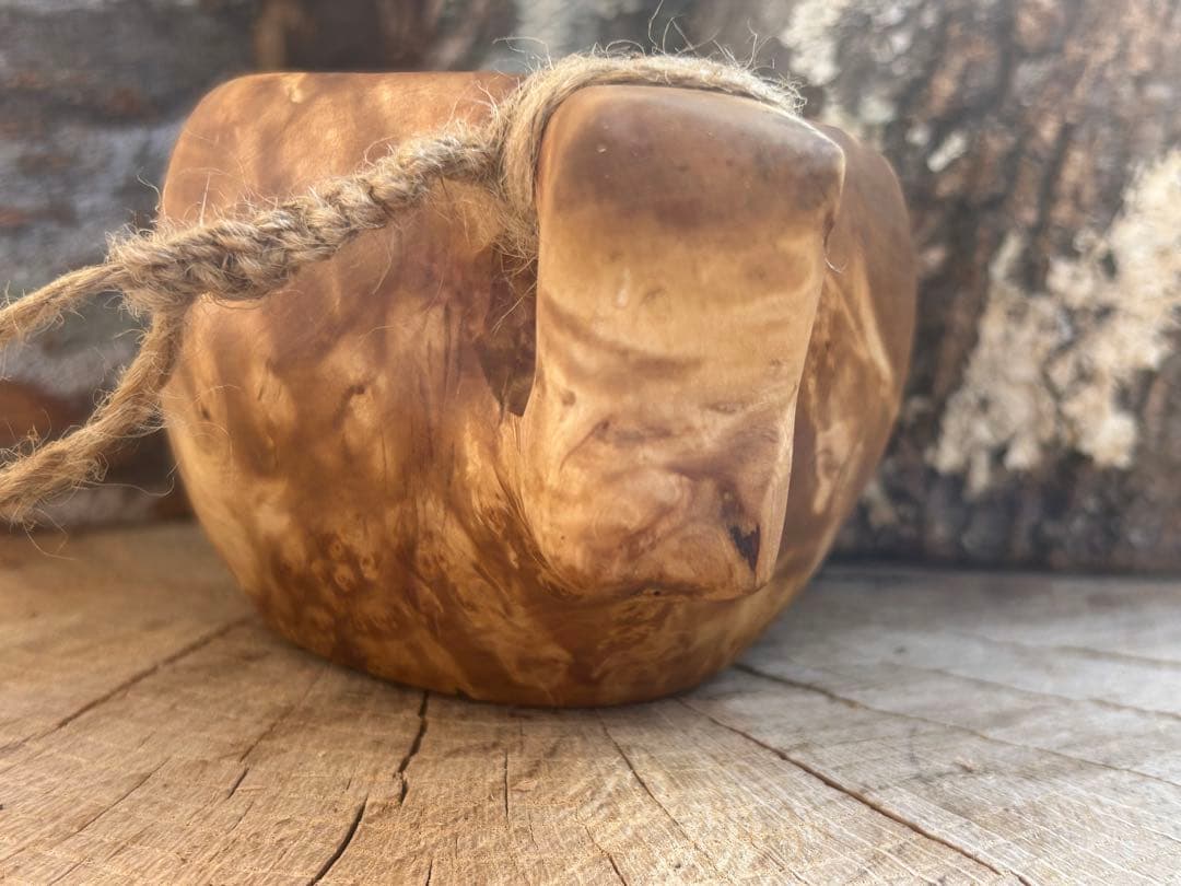 sunswood サンズウッド　白樺瘤　ククサ　一点もの　ソロキャン　野営