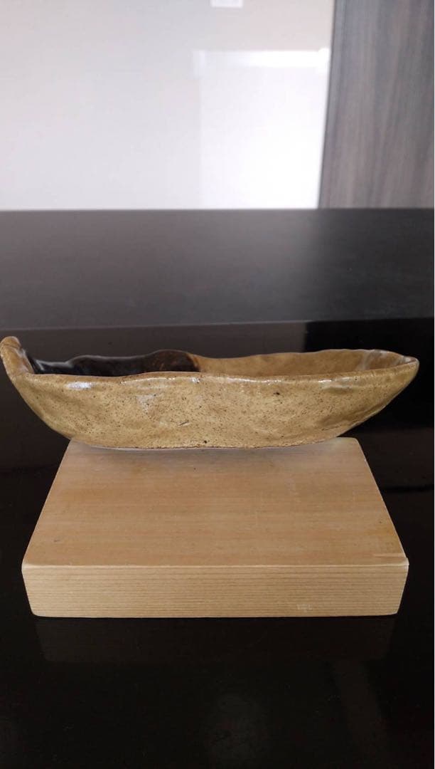 京焼　平向付　瓢箪　アンティーク　古道具　茶道具