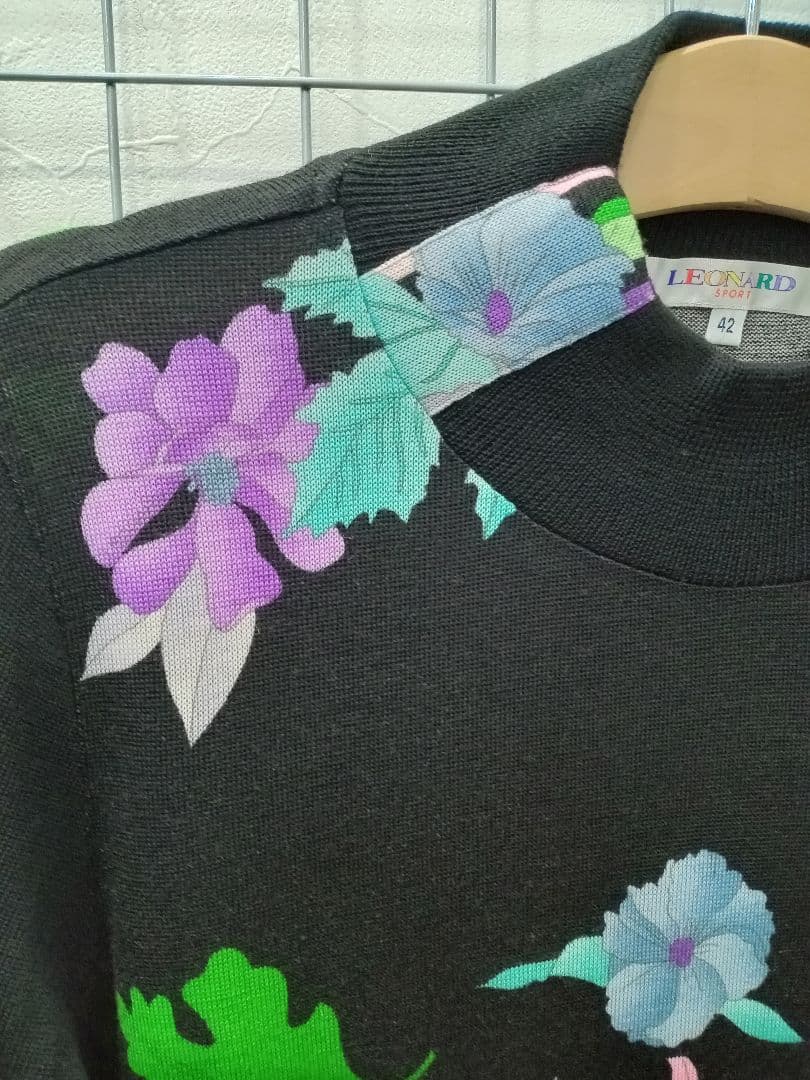 再値下げ❗美品❗ LEONARD SPORT　レオナール　ニットワンピース