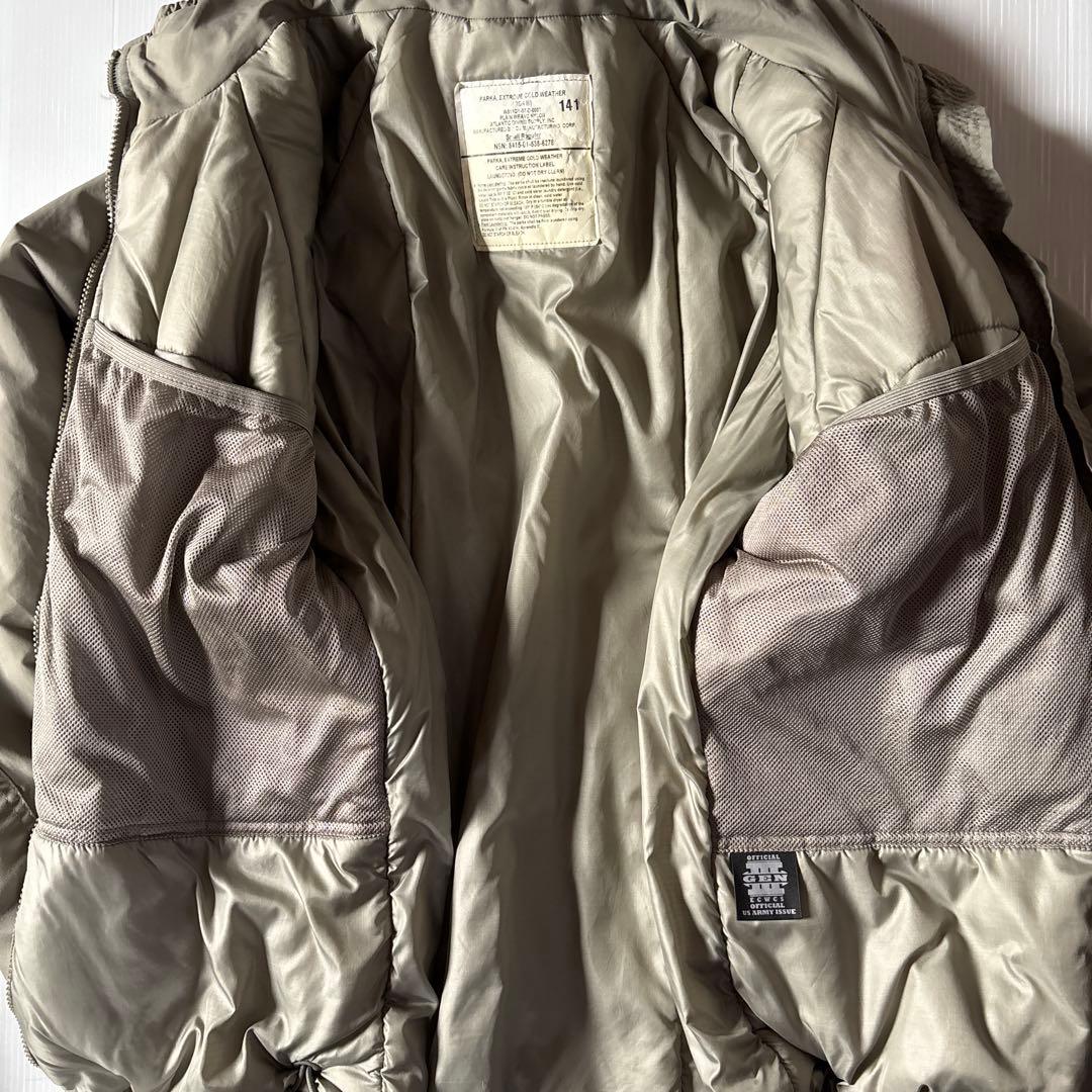LEVEL7 ジャケット S-R 実物 米軍 プリマロフト