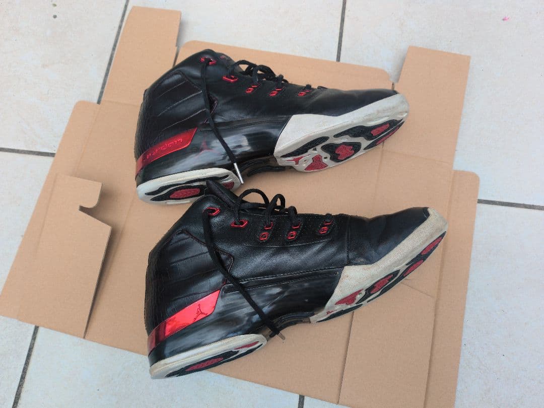 美品　NIKE AIR JORDAN17＋　 RETRO　28.5cm　ブルズ