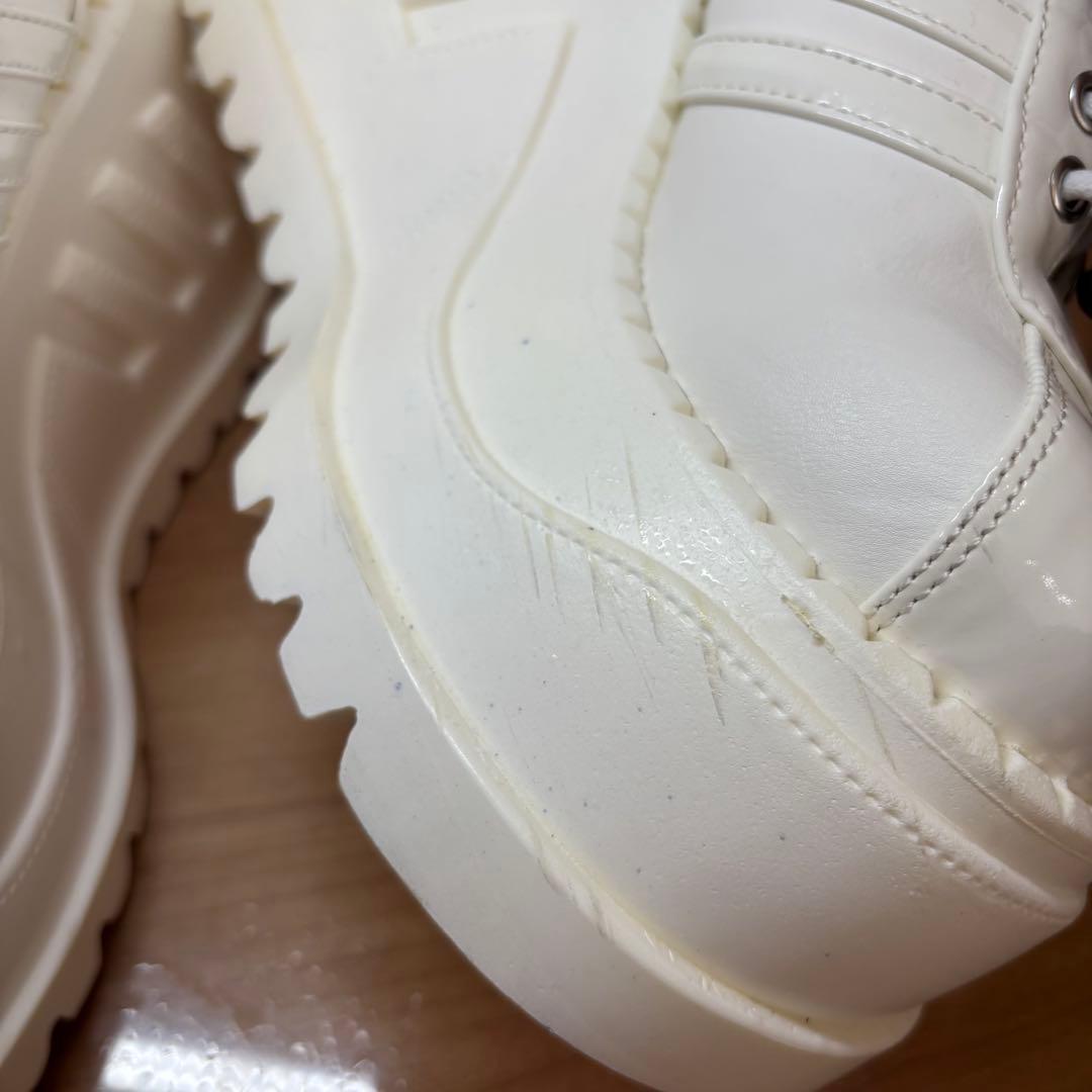 【美品】Demonia 厚底スニーカー　ホワイト　24cm