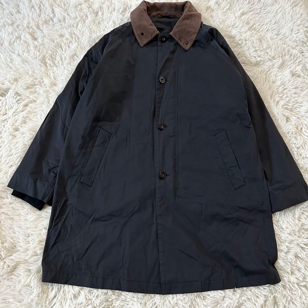 アルマーニコレツォーニ 中綿ライナー付 ステンカラーコート 50 XL相当