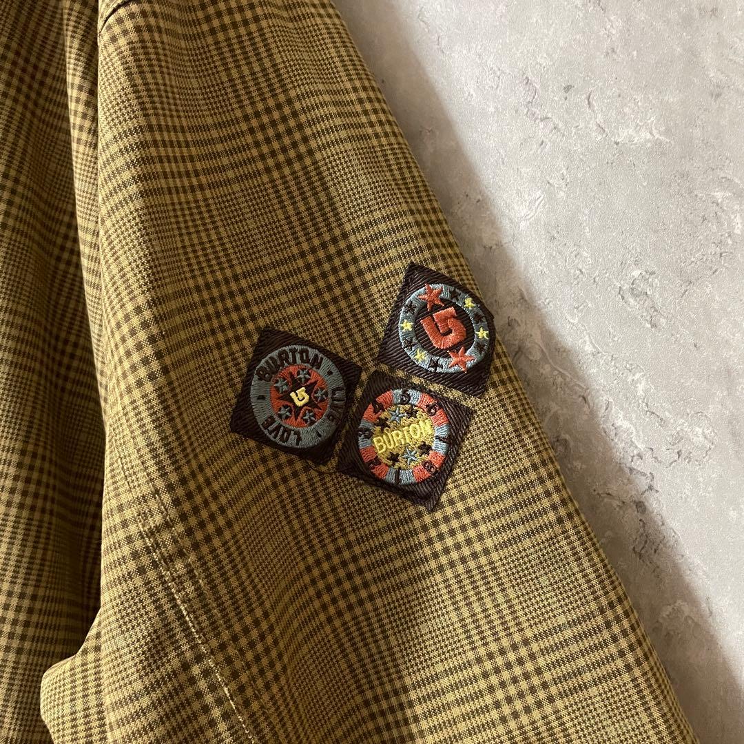 Burtonバートンスキーウェアスノーボードジャケットパーカーフードベージュ茶色