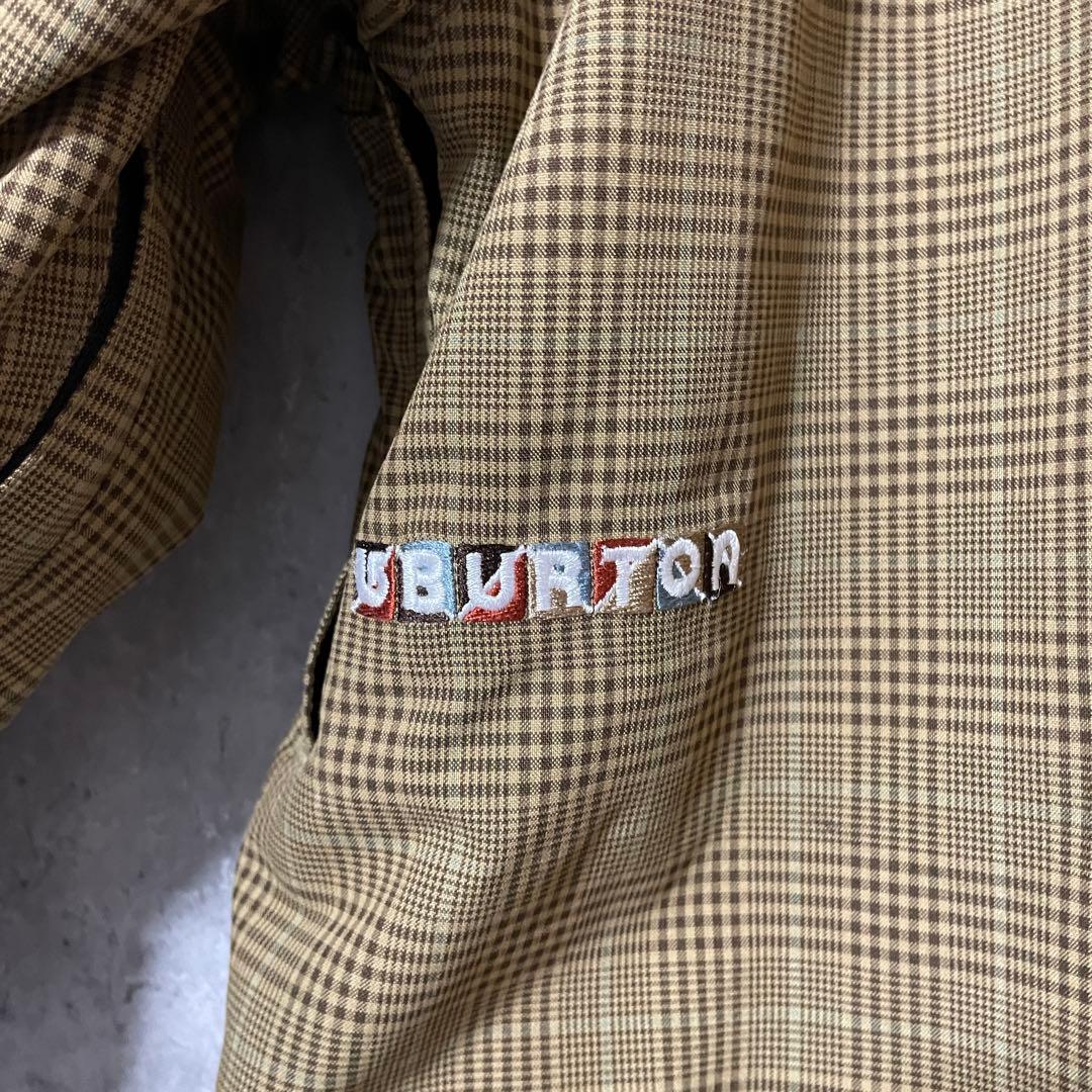 Burtonバートンスキーウェアスノーボードジャケットパーカーフードベージュ茶色