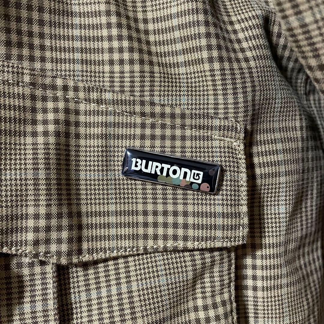 Burtonバートンスキーウェアスノーボードジャケットパーカーフードベージュ茶色