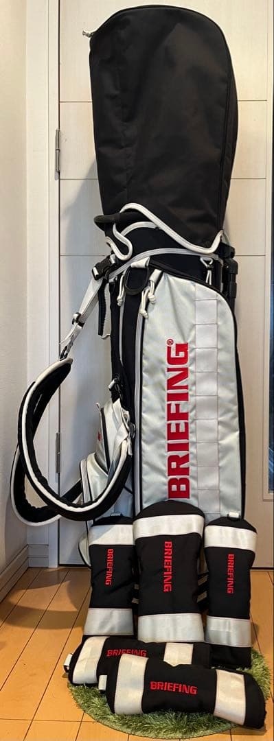 BRIEFING キャディバッグ CR-4 ＋ヘッドカバー5点　熊本オープン記念
