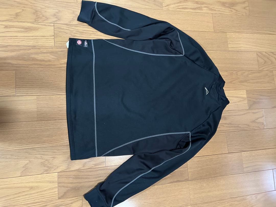 クシタニ メンズ バイク用長袖インナー 上下セット 黒。 トートバッグ付き