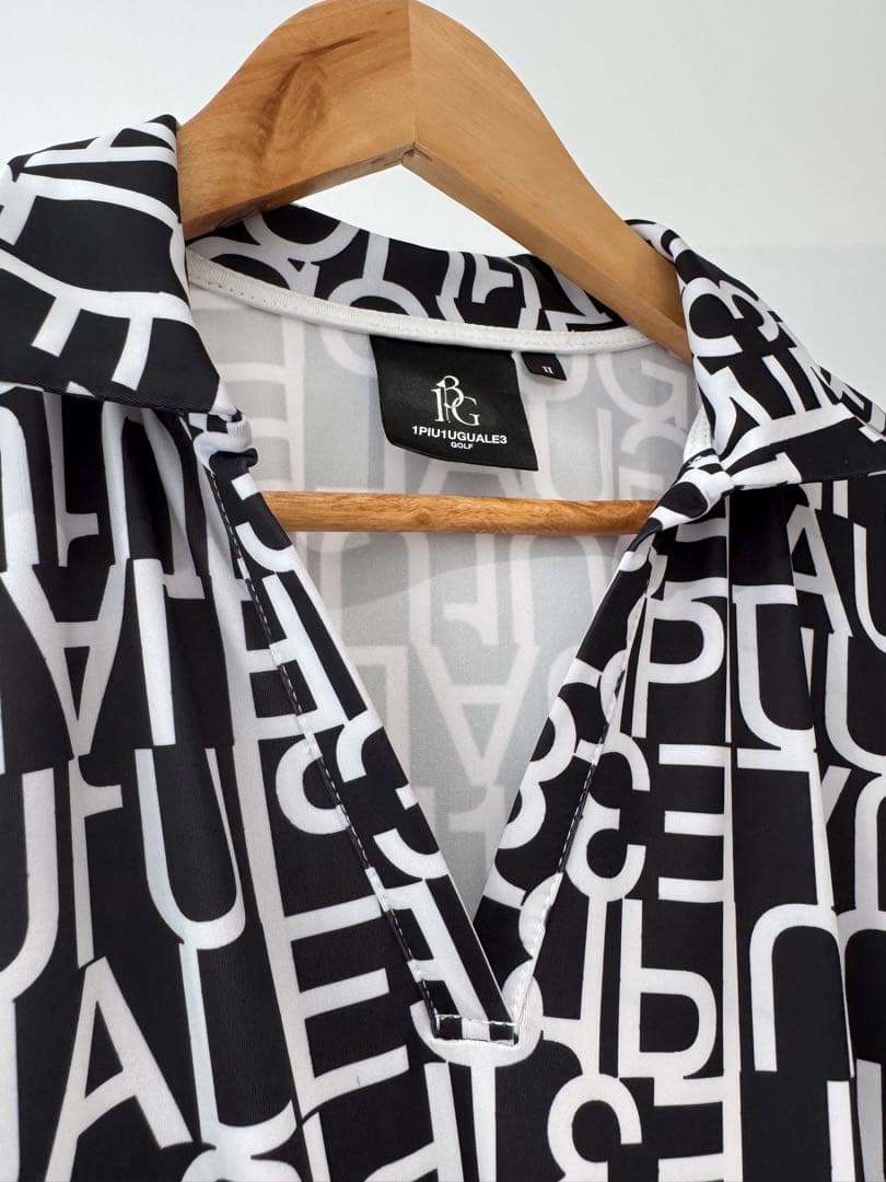 ●SALE● 1PIU1UGUALE3 ロゴプリント ワンピース サイズM