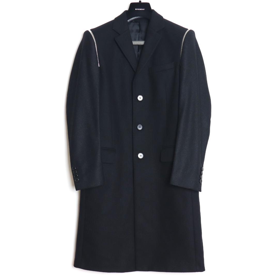 GIVENCHY 16AW 国内正規品 カシミヤ混ウール チェスターコート 46