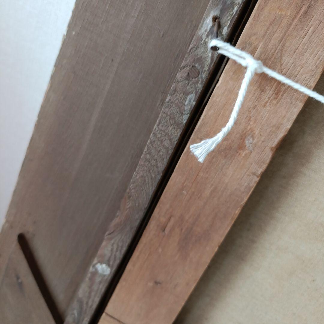 古　カラフル　薔薇　花の絵　アート　油絵?　絵画　アンティーク　作者不明