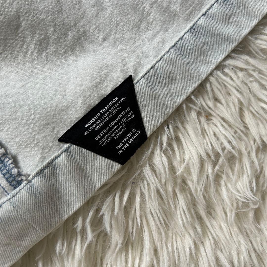 デンハム　DENHAM デニム　トレンチコート　ベルト付　サイズF