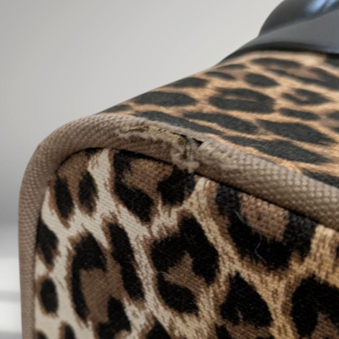 ★希少★ 伊太利屋 イタリヤ ソフトキャリー バッグ レオパード ひょう柄