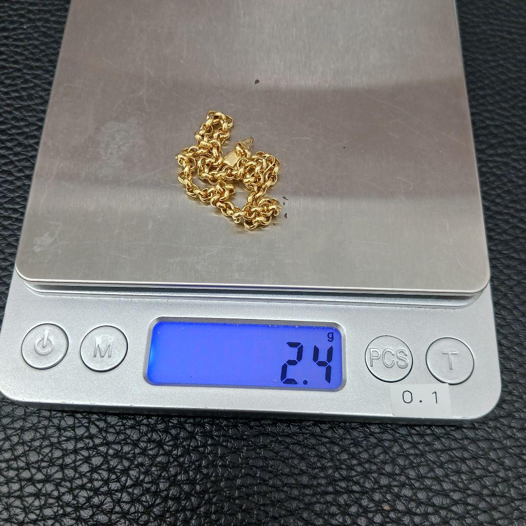 (C121001) K18 YG UNOAERRE ブレスレット ロロチェーン