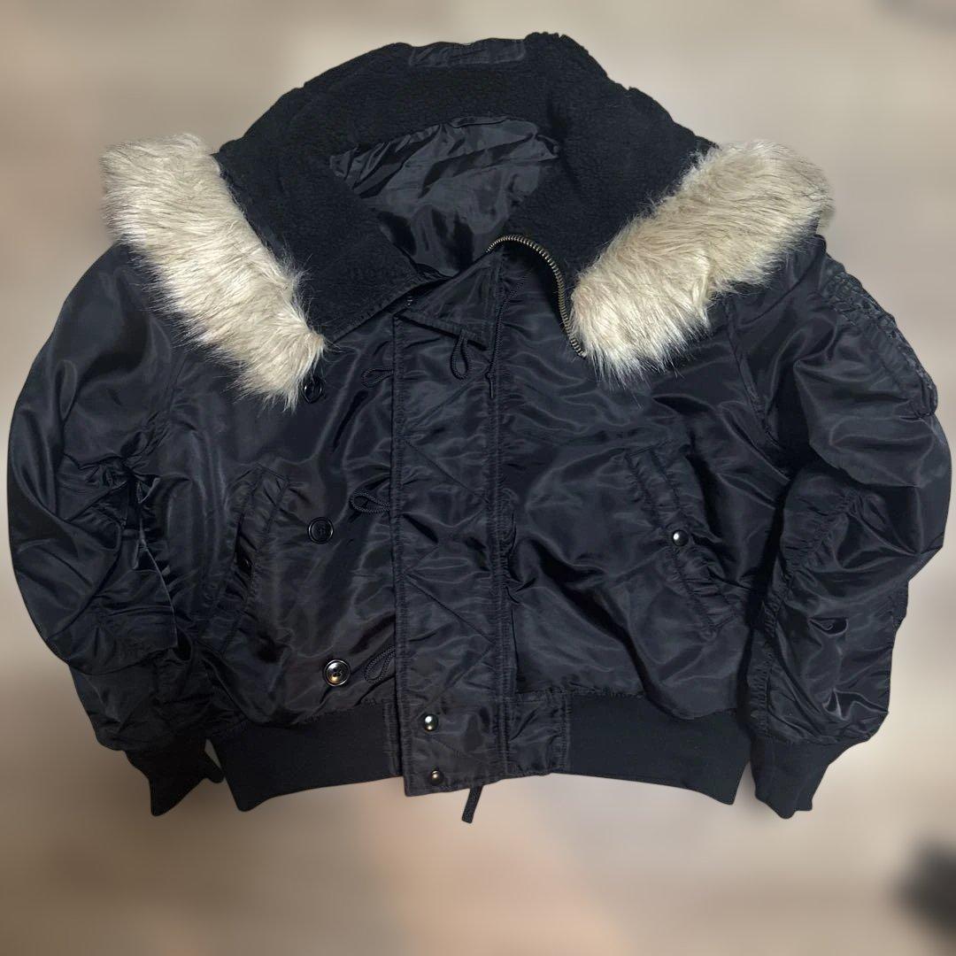 ジャケット・アウター military type N2B flight jacket black