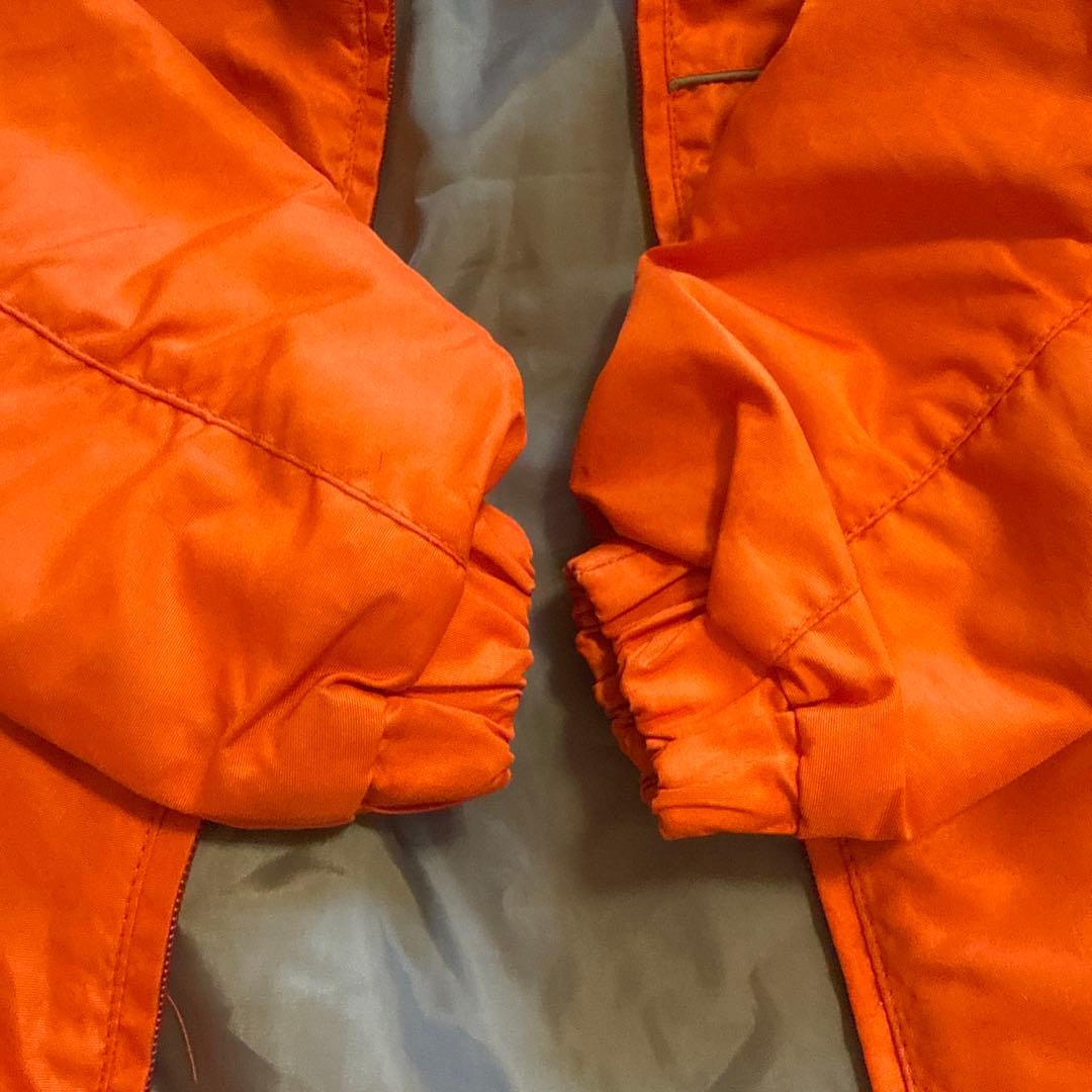 子ども用スキーウェア オレンジ/グレー - メルカリ