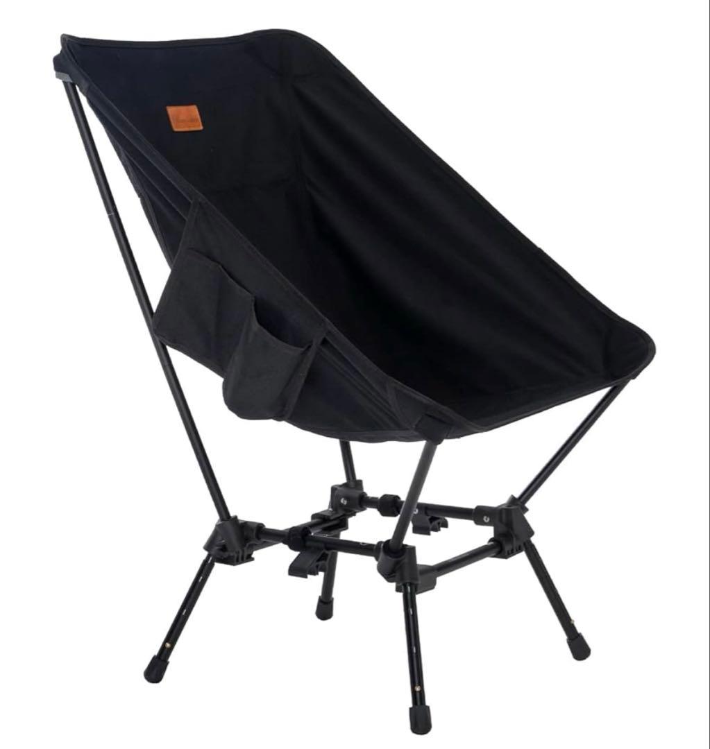 MOON LENCE アウトドアチェア CH-21D ブラック　2脚