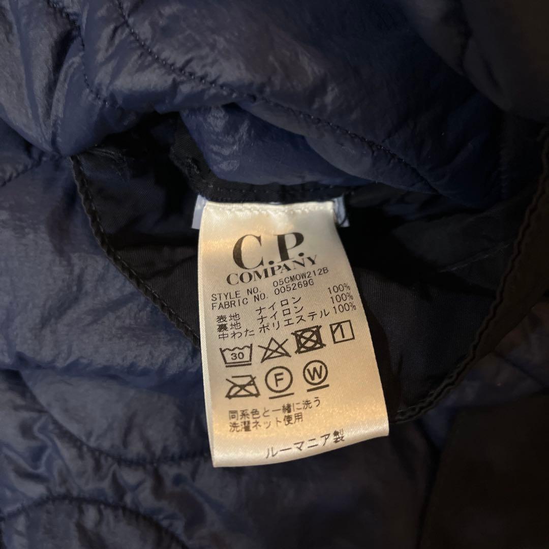 未使用　C.P.COMPANY NYLON ネイビー　ステンカラーコート 48