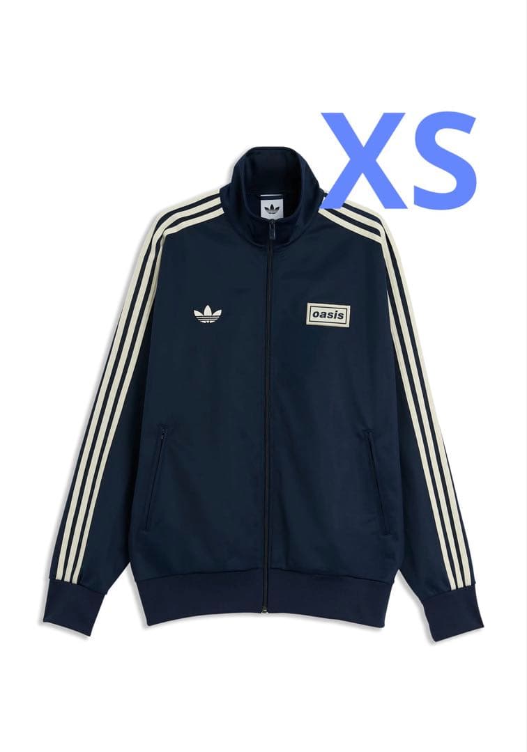 新品】adidas x Oasisツアー ジャージ XSサイズ ネイビー - トップス