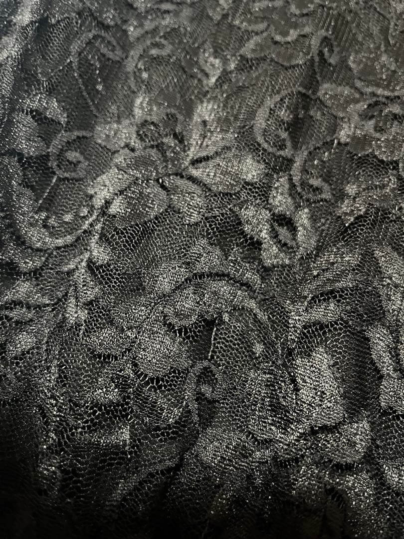 ❤️新品タグ付❤️gentilジャンティ ストレッチレースパンツ　ブラック