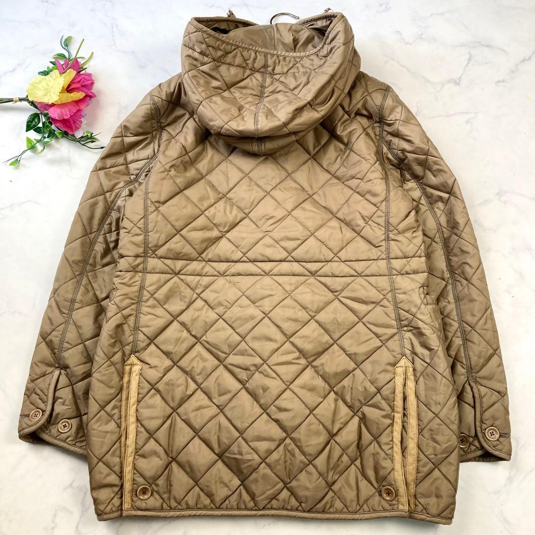 美品 45rpm プリマロフト キルティング ウエストブラウジングコート 3