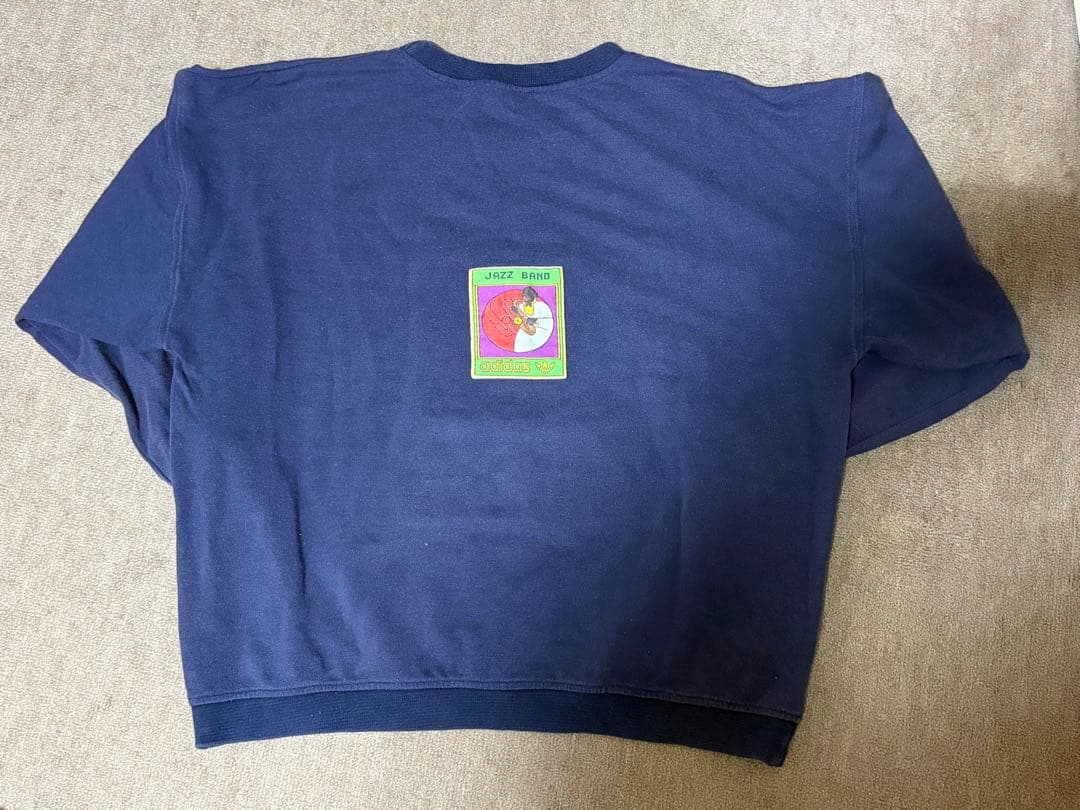 70s〜80s adidas made in france スウェット ネイビー