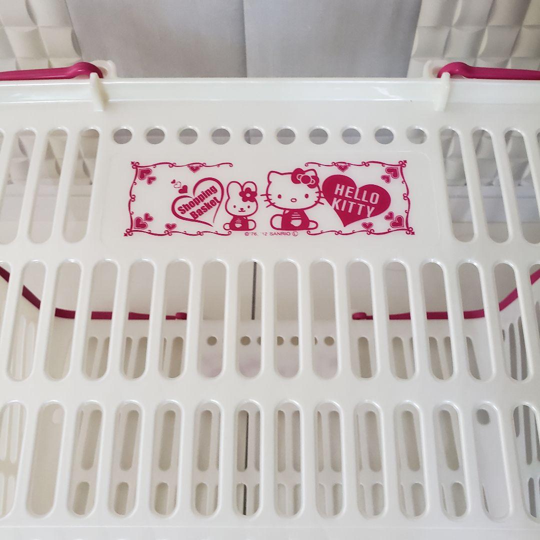 メルカリ便送料込♪激レア♪ショッピングカゴ♪希少♪パールホワイト