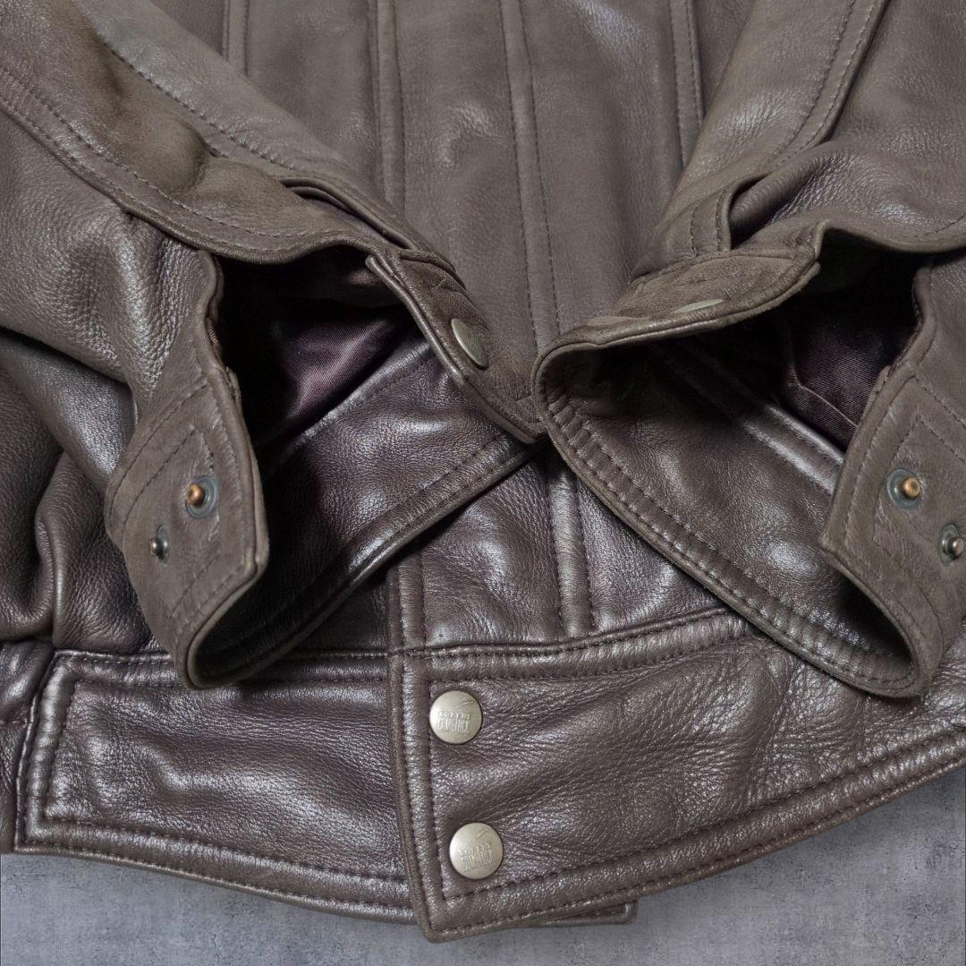 希少素材✨鹿革 ヴィンテージ A-2 フライトジャケット 90s 短丈 レザー