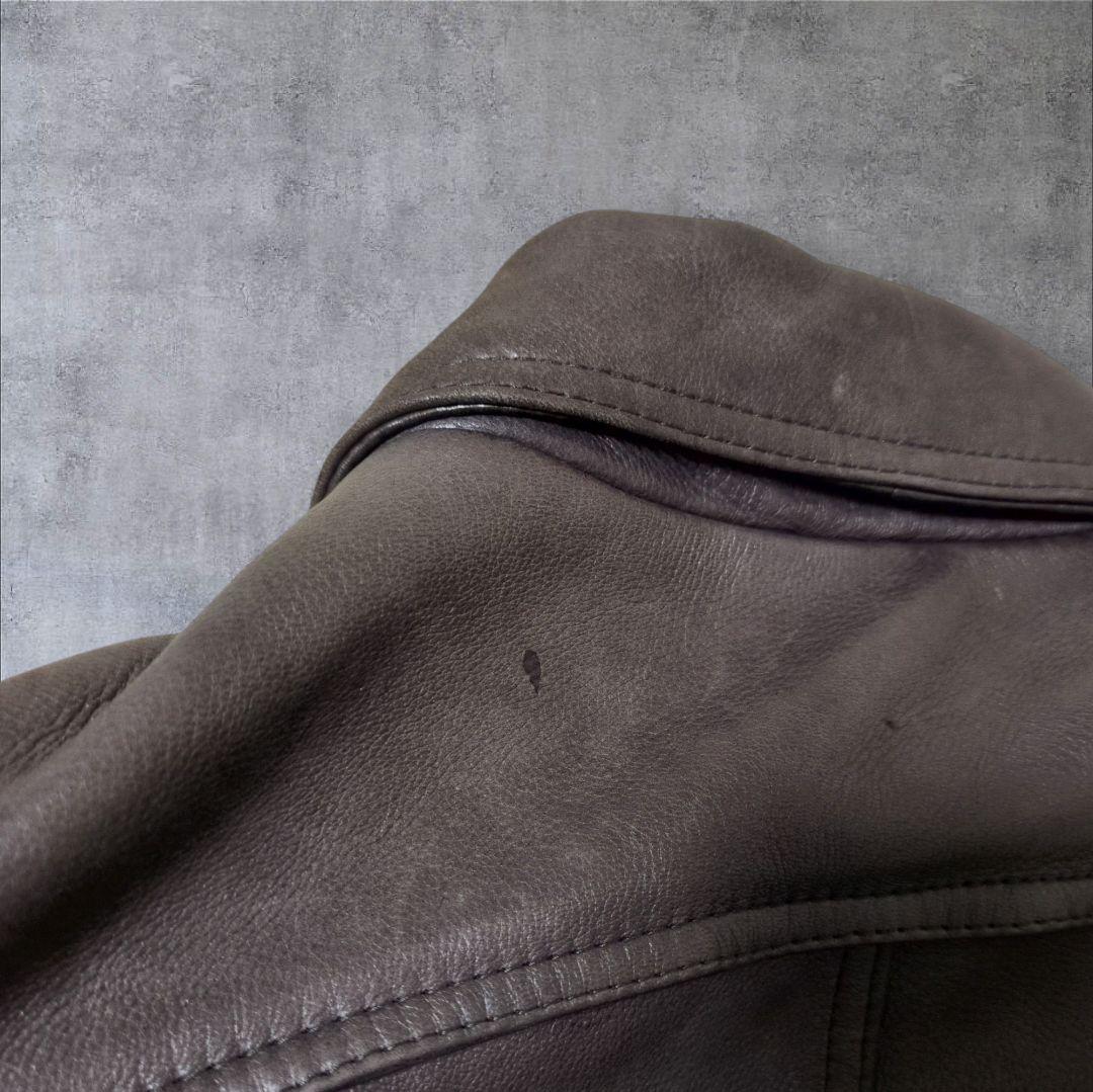 希少素材✨鹿革 ヴィンテージ A-2 フライトジャケット 90s 短丈 レザー