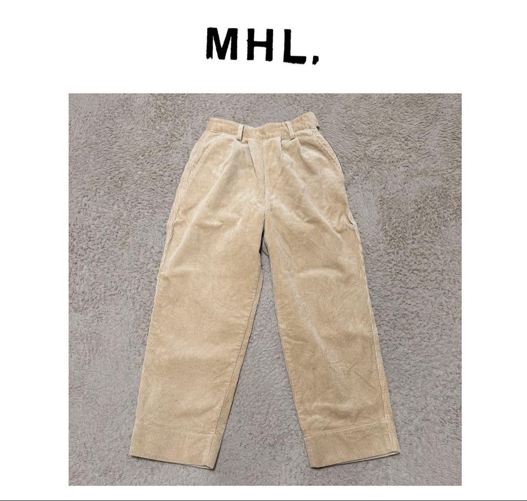 MHL. heavy corduroy ヘビー コーデュロイパンツ　サイズ1