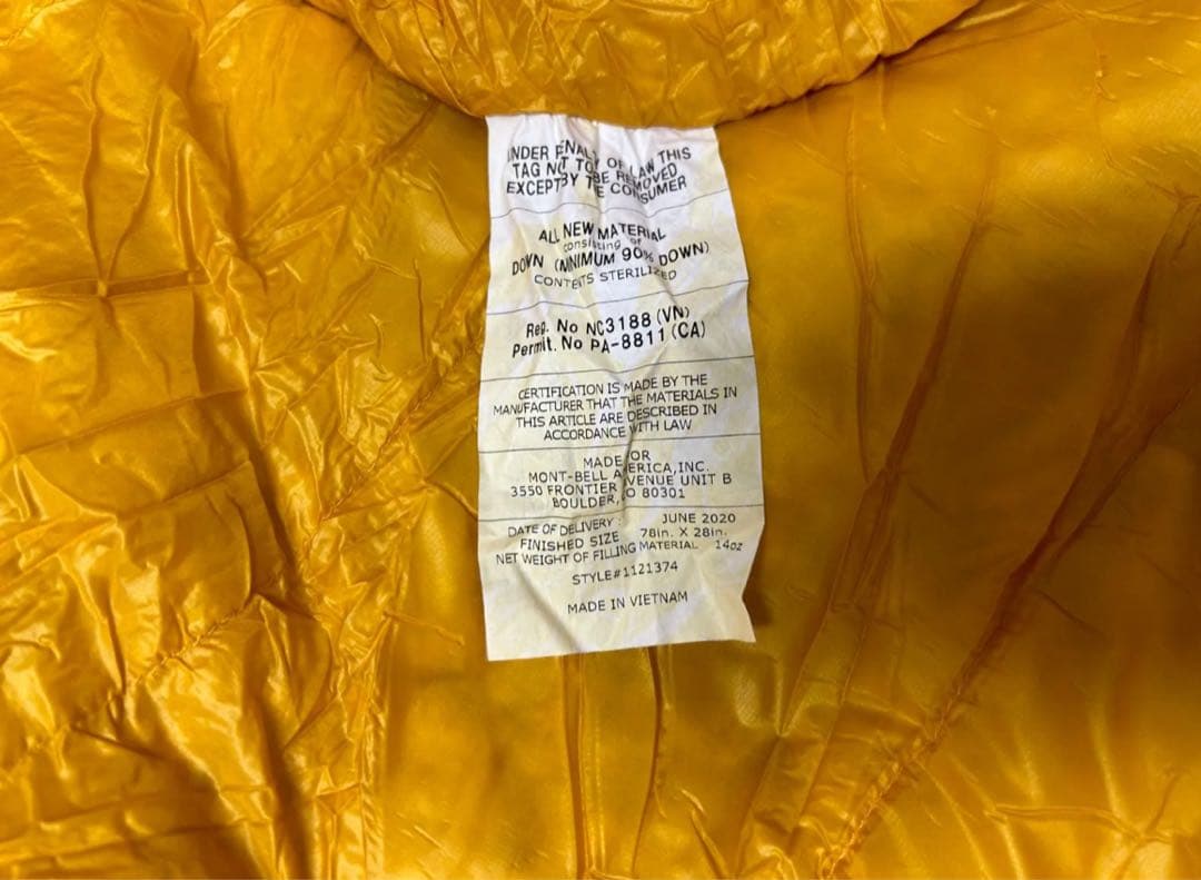 【値下げしました！！】mont-bell アルパインダウンハガー800#2