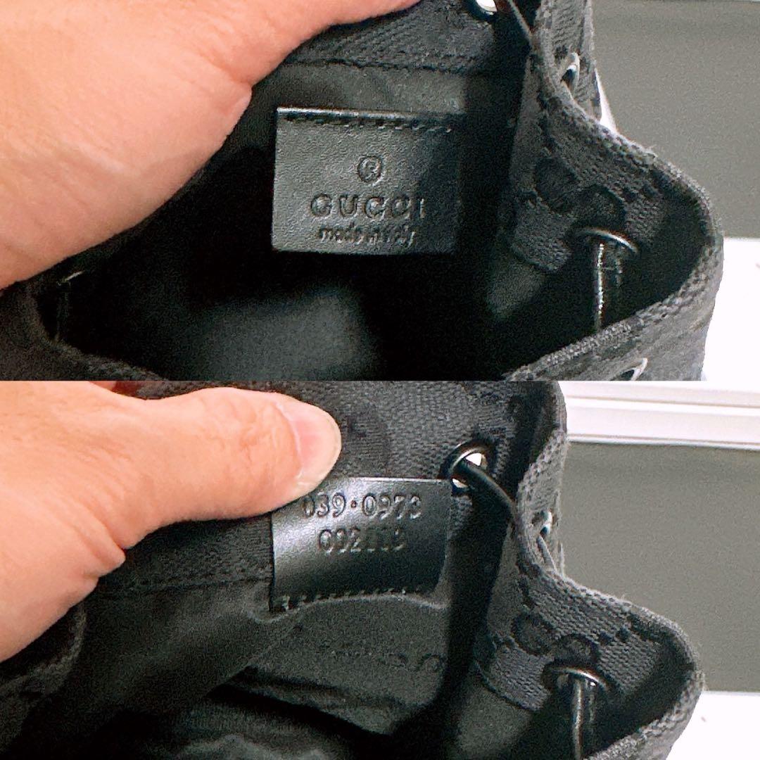 《美品》GUCCI(グッチ)巾着ミニバッグ ポーチ